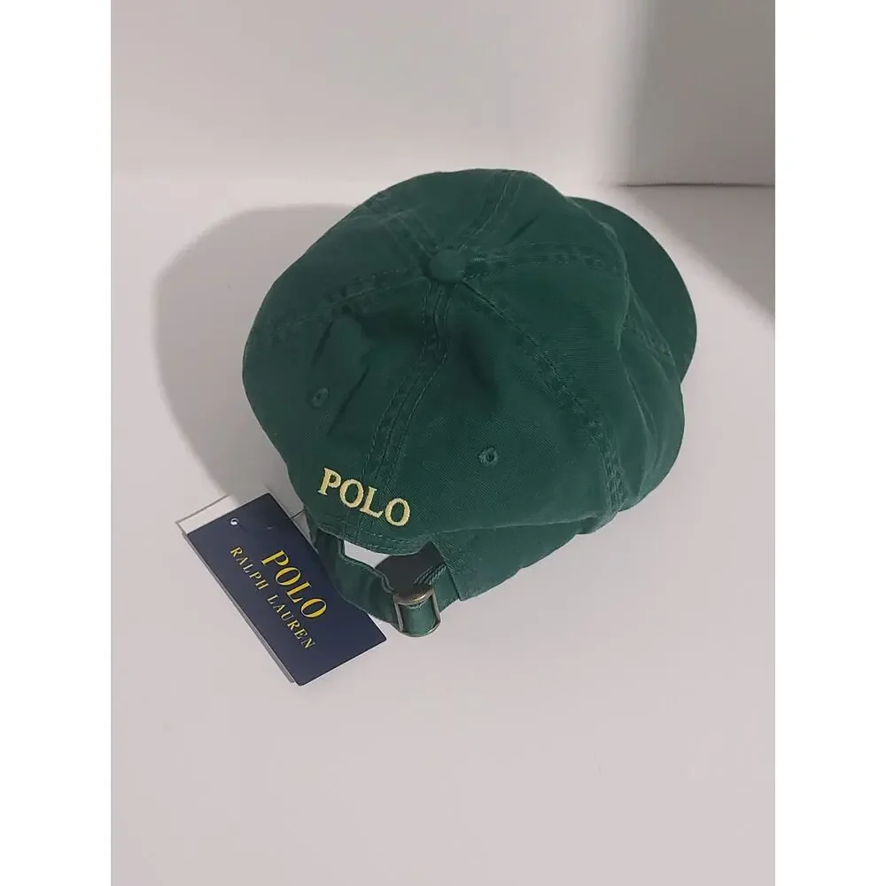 Polo Ralph Lauren Classic Baseball Cap – Green / Yellow Pony Logo